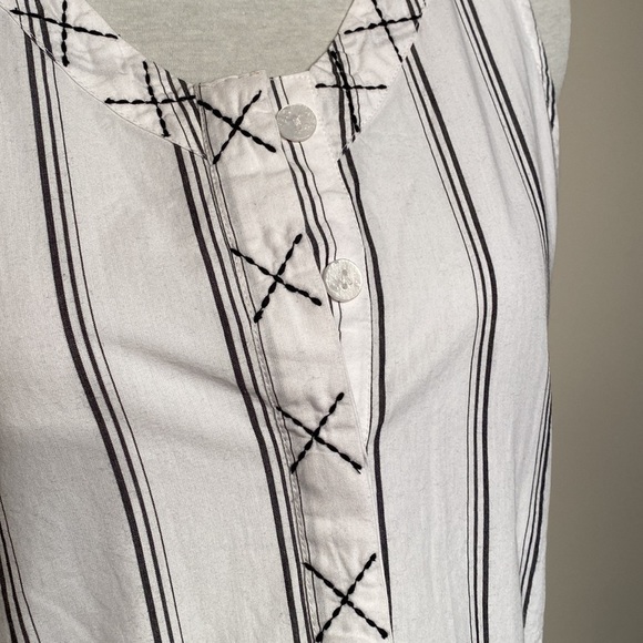 tulip clothing Victoria Dress in Goldman Stripe NWT sleeveless midi dress size S - Picture 7 of 10